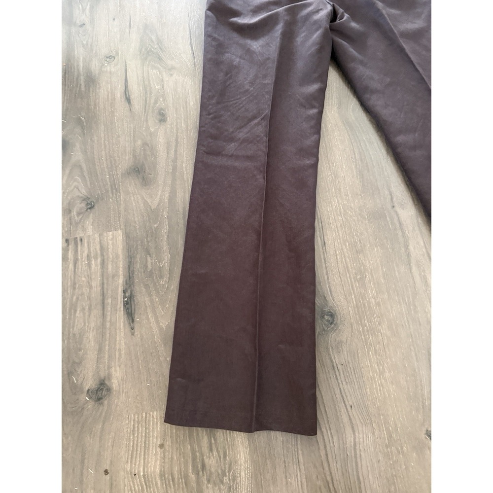 Ann Taylor LOFT "Ann" Pants Women's 6 Brown Linen Blend Lined - Picture 8 of 13